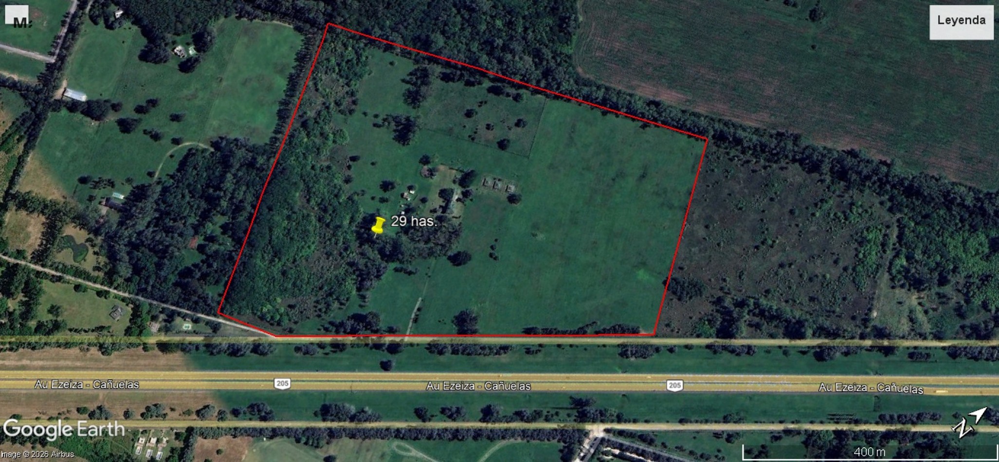 29 has en Cañuelas sobre Autopista Ezeiza-Cañuelas